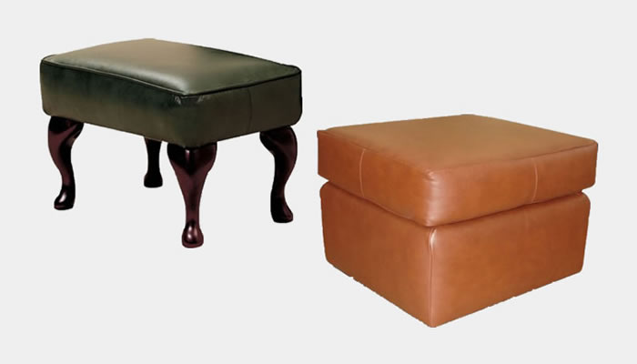 Celebrity Furniture Leather Footstool Range
